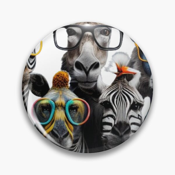 Item preview, Zebra with glasses designed and sold by Lumen-art.