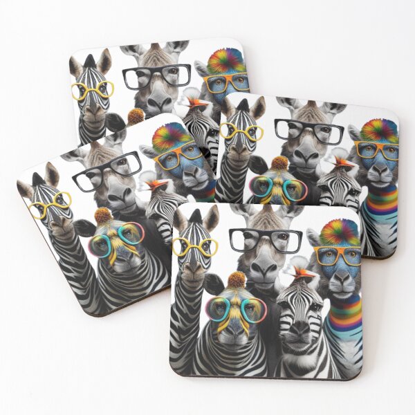 Item preview, Zebra with glasses designed and sold by Lumen-art.