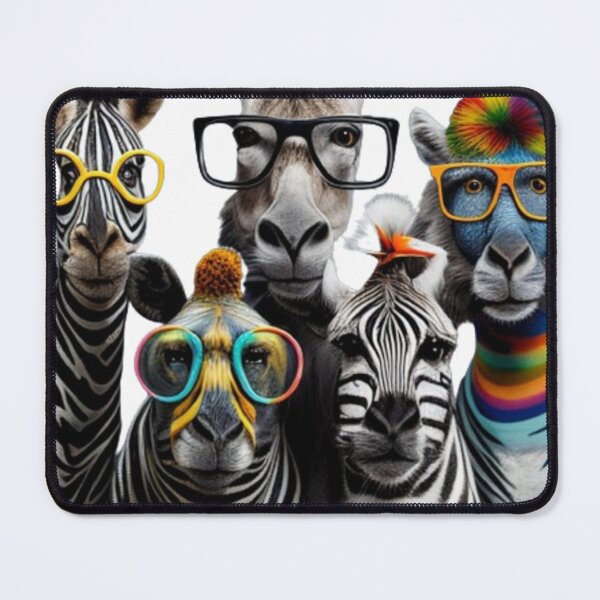 Item preview, Zebra with glasses designed and sold by Lumen-art.