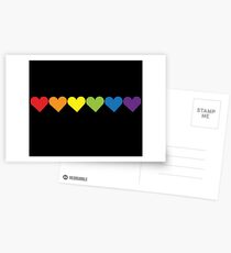 Pride Hearts Postcards