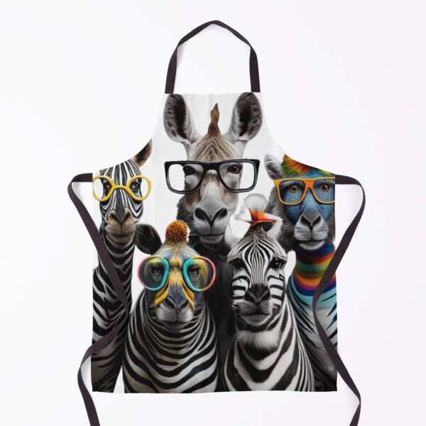 Item preview, Zebra with glasses designed and sold by Lumen-art.