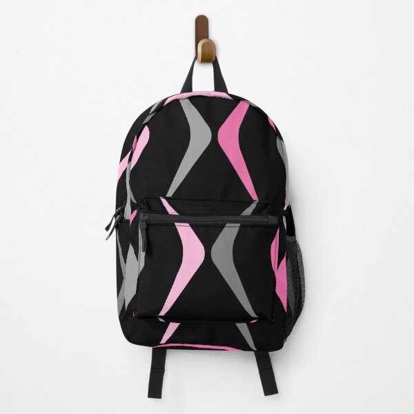 Item preview, Midcentury Boomerangs Black Pink designed and sold by thepixelgarden.