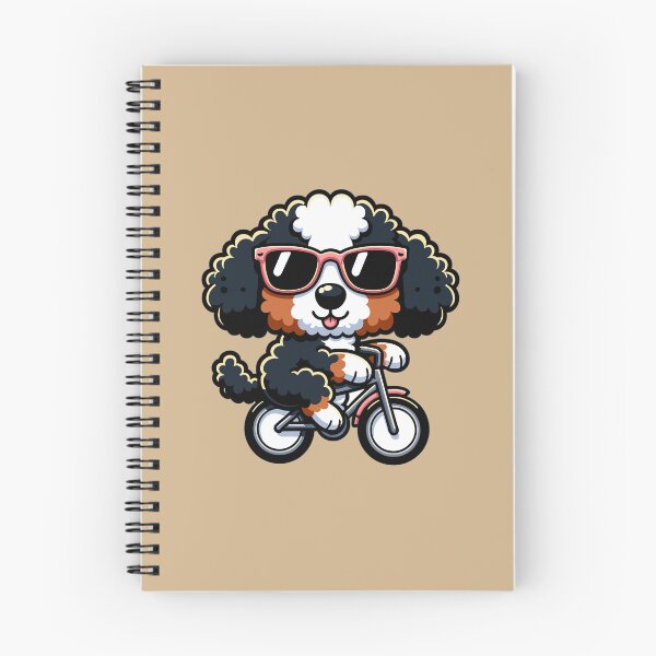 Item preview, Bernedoodle on a Bicycle designed and sold by Nathaniel Baker.