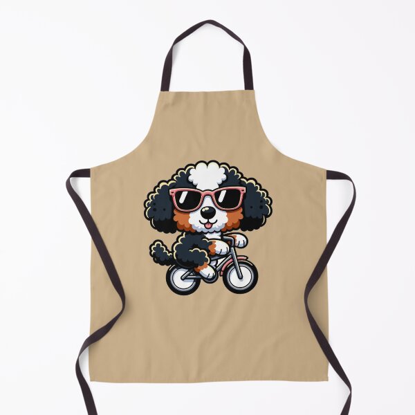 Item preview, Bernedoodle on a Bicycle designed and sold by Nathaniel Baker.