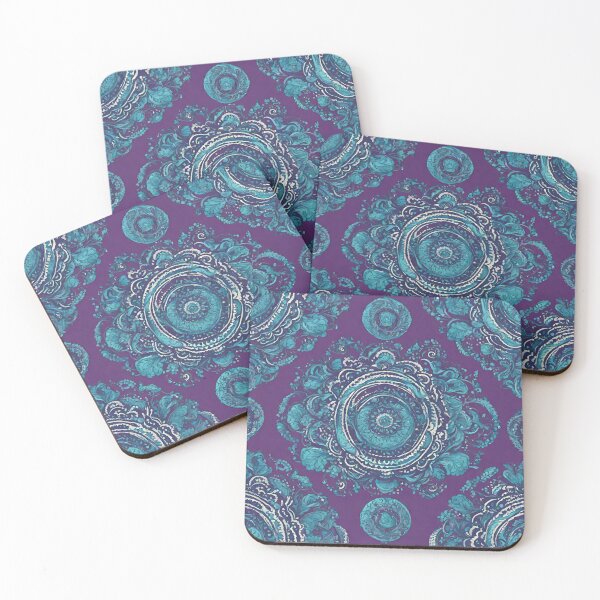 Item preview, Vibrant Hues: Exploring the Indian Purple Pattern designed and sold by aquinavortex.