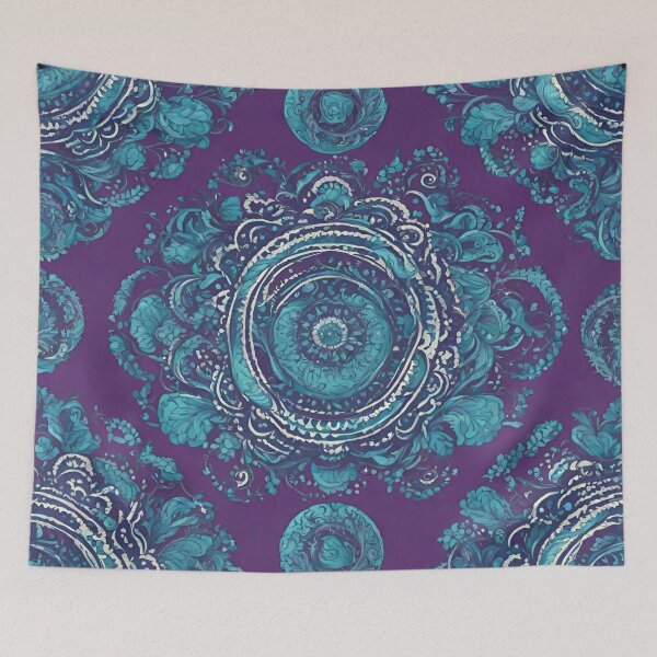 Item preview, Vibrant Hues: Exploring the Indian Purple Pattern designed and sold by aquinavortex.