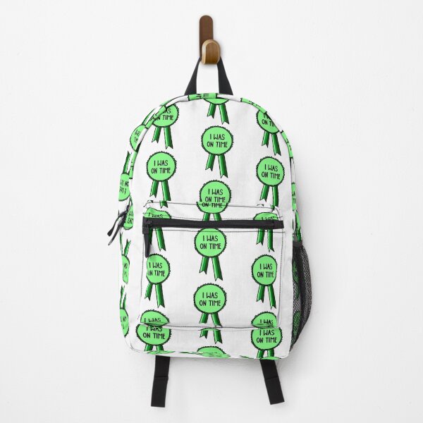 Item preview, I Was On Time Ribbon Green designed and sold by CJ Vanderbeek.