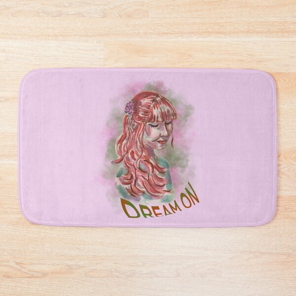 Item preview, Dream on, red head girl artistic watercolor designed and sold by altairaleon.