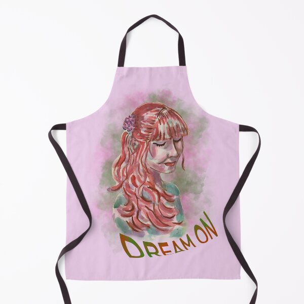 Item preview, Dream on, red head girl artistic watercolor designed and sold by altairaleon.