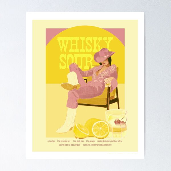 Item preview, Whisky Sour - Pink  designed and sold by jennylizrome.