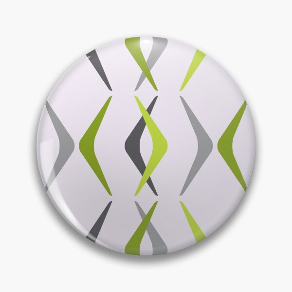 Item preview, Midcentury Boomerangs Chartreuse designed and sold by thepixelgarden.