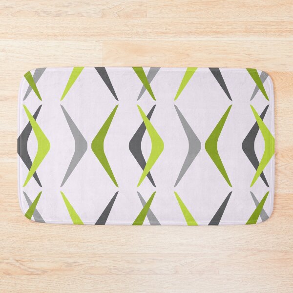 Item preview, Midcentury Boomerangs Chartreuse designed and sold by thepixelgarden.