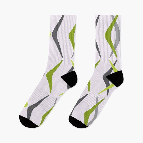 Item preview, Midcentury Boomerangs Chartreuse designed and sold by thepixelgarden.