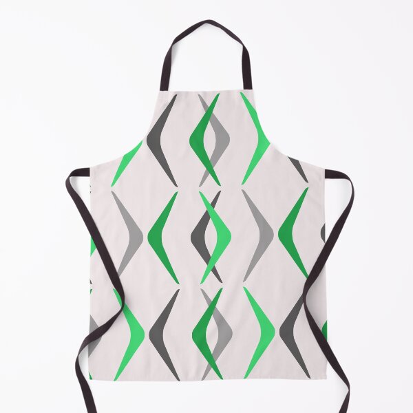 Item preview, Midcentury Boomerangs Green designed and sold by thepixelgarden.