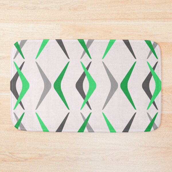 Item preview, Midcentury Boomerangs Green designed and sold by thepixelgarden.