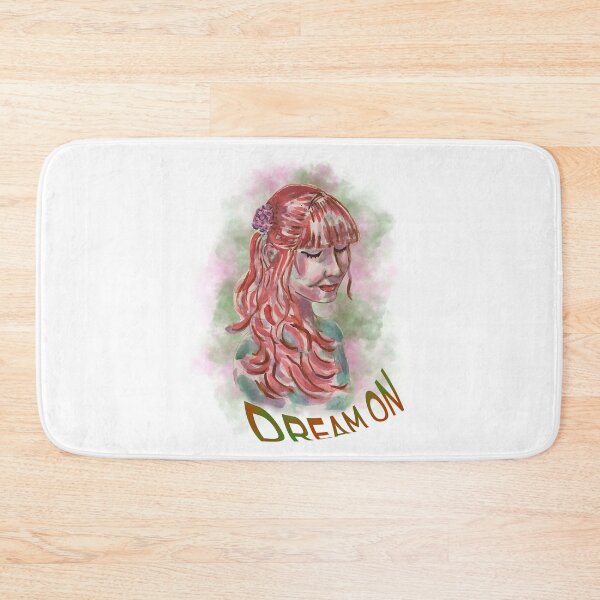 Item preview, Dream on, red head girl artistic watercolor designed and sold by altairaleon.