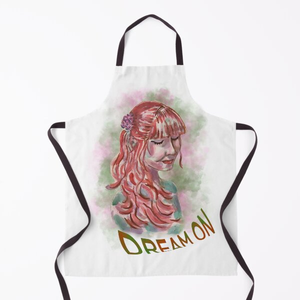 Item preview, Dream on, red head girl artistic watercolor designed and sold by altairaleon.