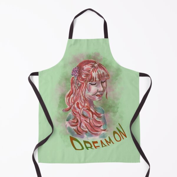 Item preview, Dream on, red head girl artistic watercolor designed and sold by altairaleon.