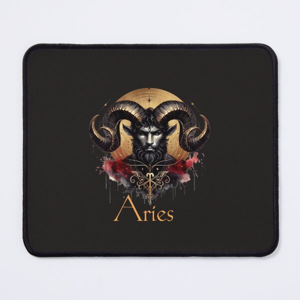 Item preview, Aries masculine ram head designed and sold by Kjahli.