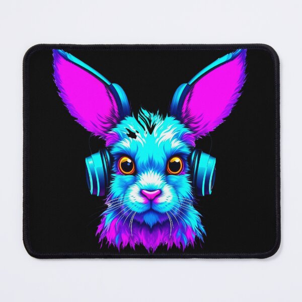 Item preview, Rabbit With Headphones designed and sold by I-I-Trading-Co.