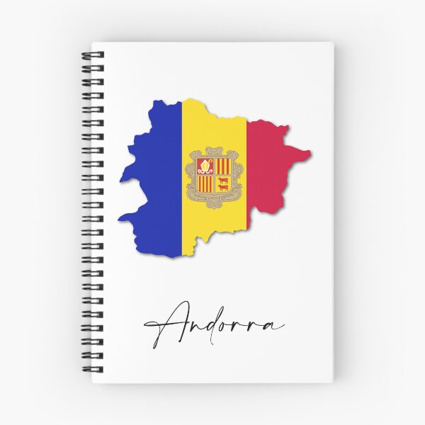 Item preview, Andorra Country Map and Flag Europe Pyrenees designed and sold by dk-design85.