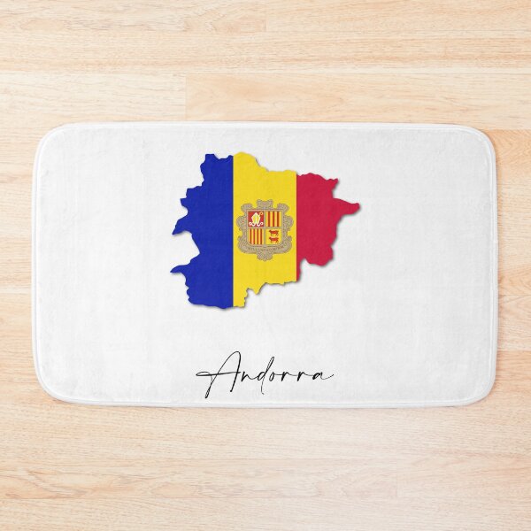 Item preview, Andorra Country Map and Flag Europe Pyrenees designed and sold by dk-design85.