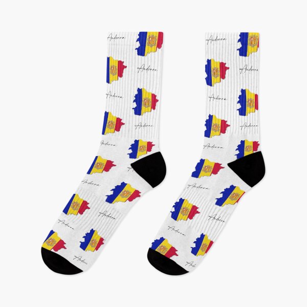 Item preview, Andorra Country Map and Flag Europe Pyrenees designed and sold by dk-design85.