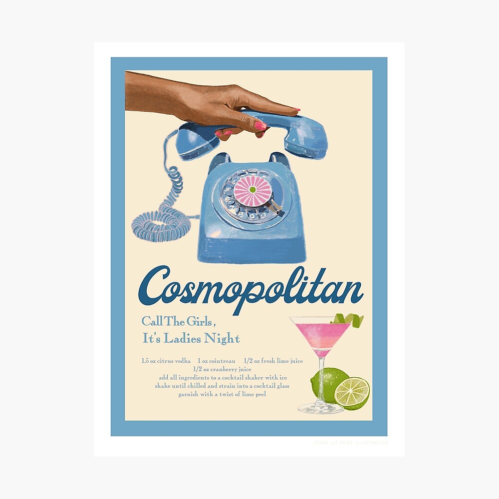 Cosmo In Blue  Poster