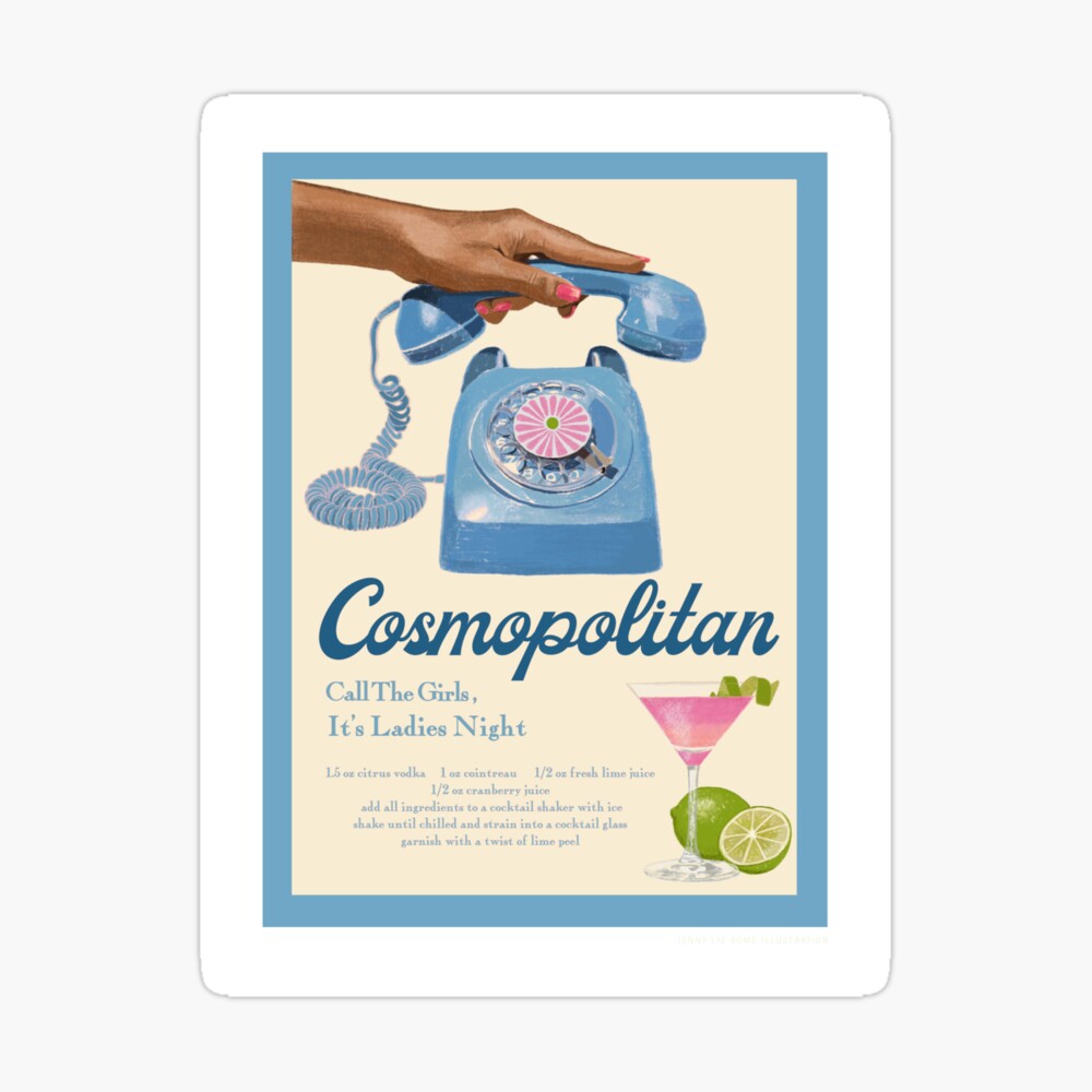 Cosmo In Blue  Poster