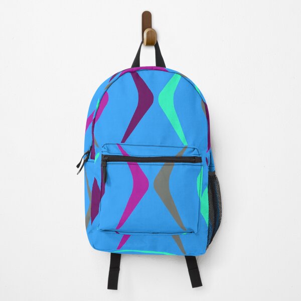Item preview, Midcentury Boomerangs Multicolored Blue designed and sold by thepixelgarden.