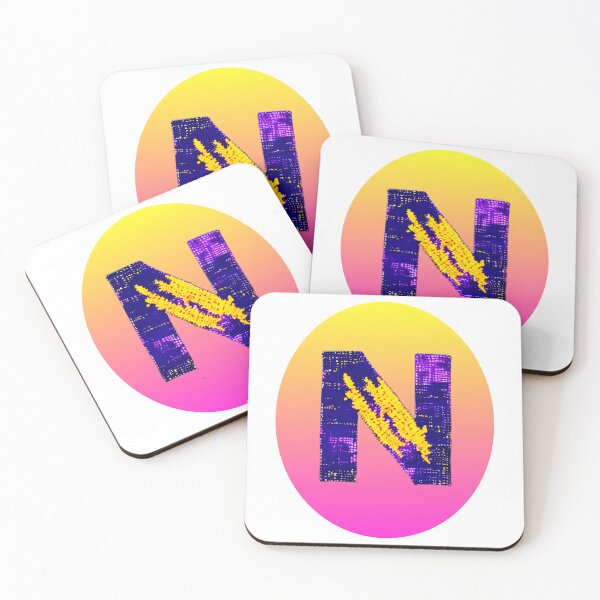 Item preview, letter N, monogram. typography collage. ABC art. gift 2024 designed and sold by Minibubb.
