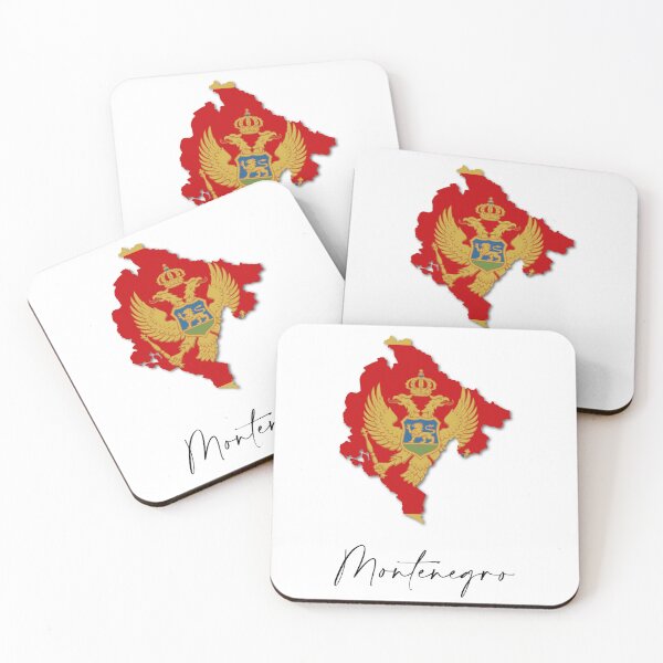 Item preview, Montenegro Country Map and Flag Podgorica Europe designed and sold by dk-design85.