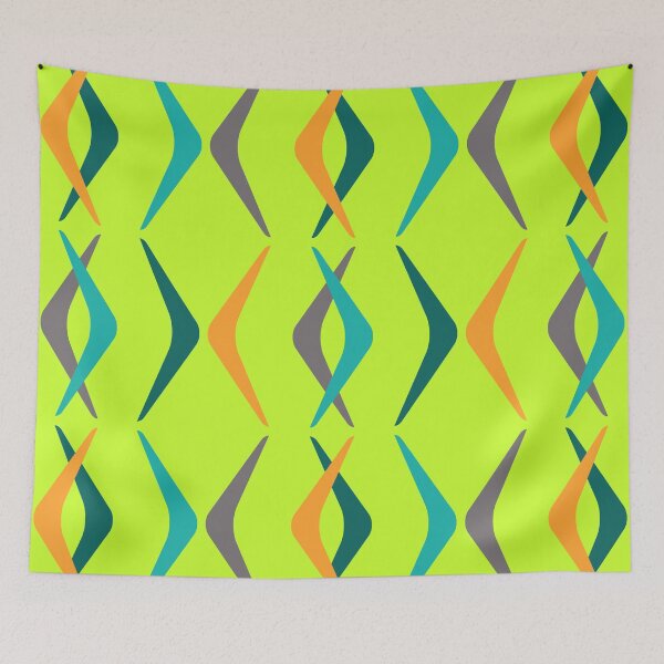 Artikelvorschau, Midcentury Boomerangs Mehrfarbiges Chartreuse entworfen und verkauft von thepixelgarden.