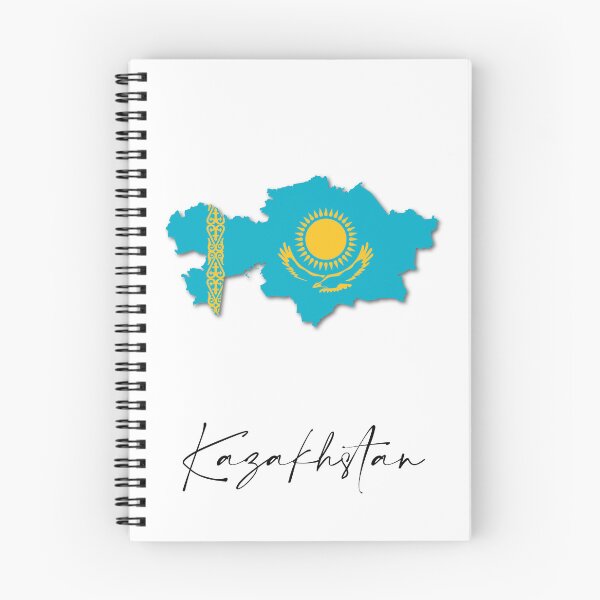Item preview, Kazakhstan Country Map and Flag Nur Sultan Asia designed and sold by dk-design85.