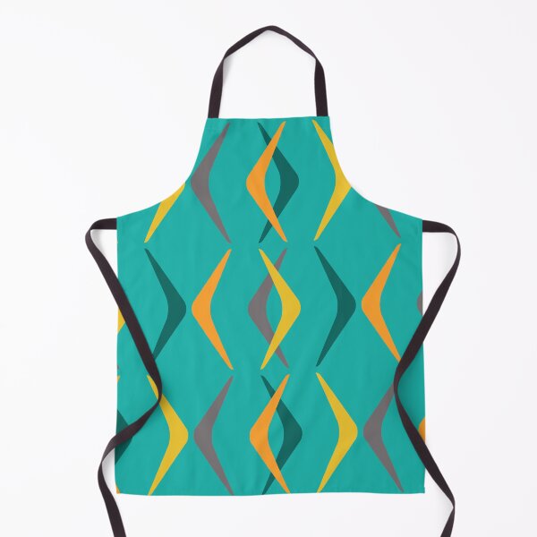 Item preview, Midcentury Boomerangs Multicolored Turquoise designed and sold by thepixelgarden.