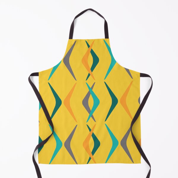 Item preview, Midcentury Boomerangs Multicolored Yellow designed and sold by thepixelgarden.