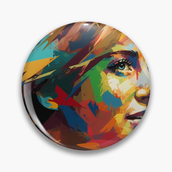 Item preview, Princess Diana Color Explosion in Portrait designed and sold by DeMuurdecoratie.