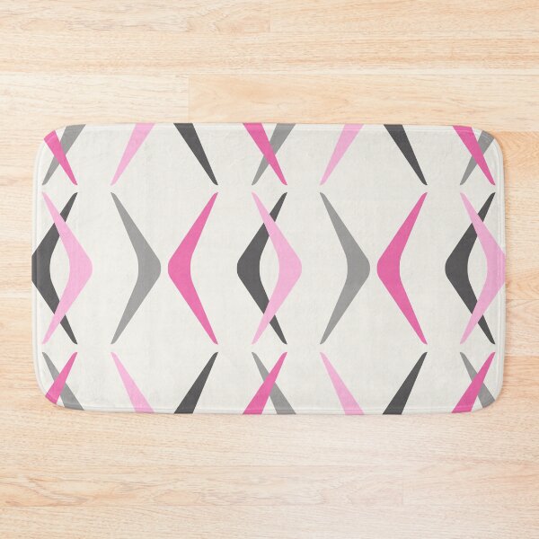 Item preview, Midcentury Boomerangs Pink designed and sold by thepixelgarden.