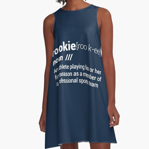 Rookie Definition Hoodie - Basketball Shirt" A-Line Dress for Sale by ravishdesigns | Redbubble