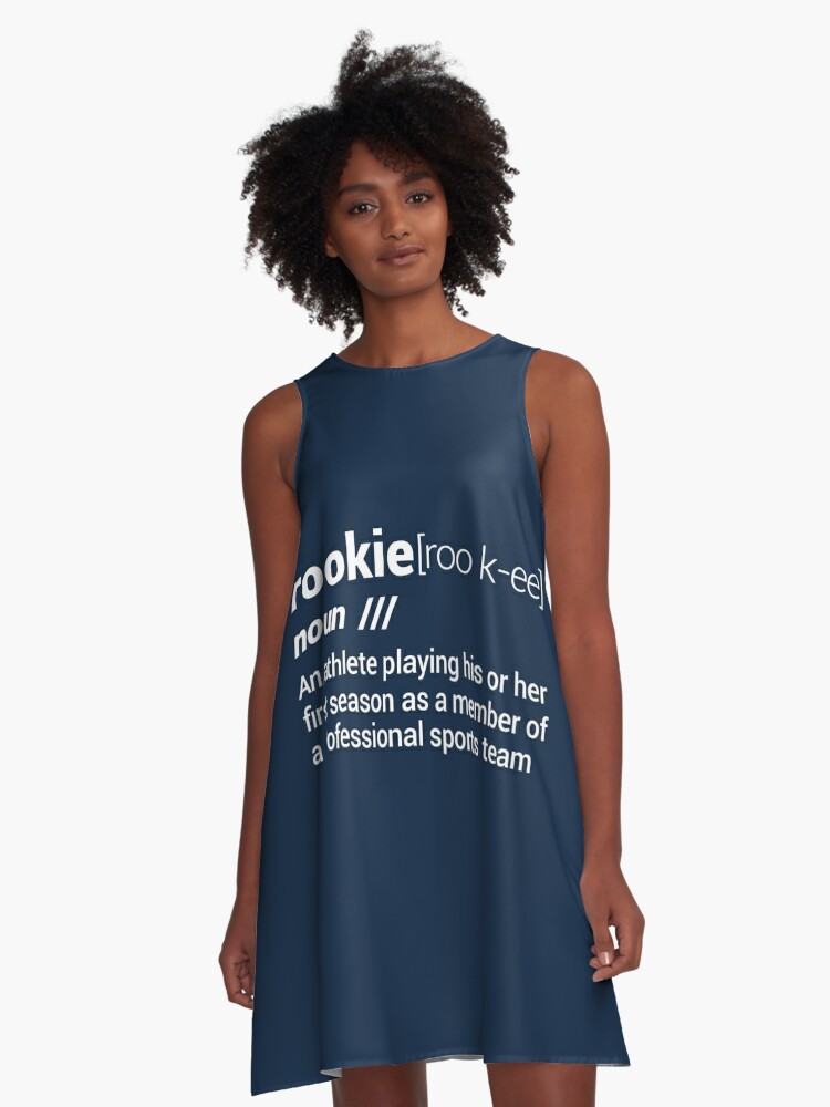 Rookie Definition Hoodie - Basketball Shirt" A-Line Dress for Sale by ravishdesigns | Redbubble