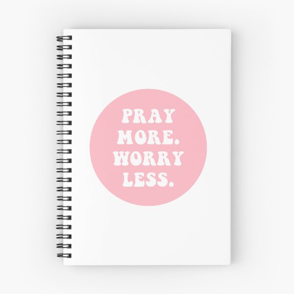 Item preview, Pray More. Worry Less.  designed and sold by CharmStudio.