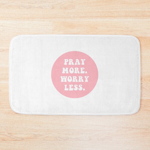 Item preview, Pray More. Worry Less.  designed and sold by CharmStudio.