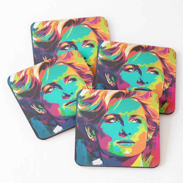 Item preview, Princess Diana Colorful Womens Portrait designed and sold by DeMuurdecoratie.