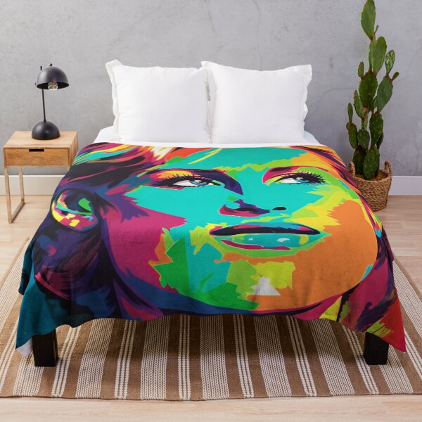 Artikelvorschau, Princess Diana Colorful Womens Portrait entworfen und verkauft von DeMuurdecoratie.