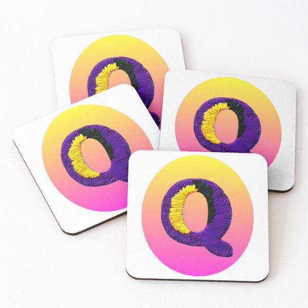 Item preview, letter Q, monogram. typography collage. ABC art. gift 2024 designed and sold by Minibubb.