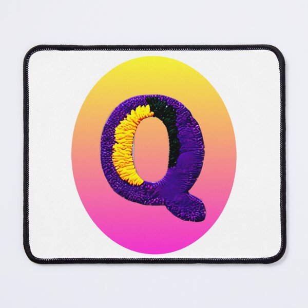 Item preview, letter Q, monogram. typography collage. ABC art. gift 2024 designed and sold by Minibubb.