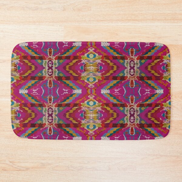 Item preview, Mexican rebozo handmade folk art colorful textile boho chic decor designed and sold by T-Mex.