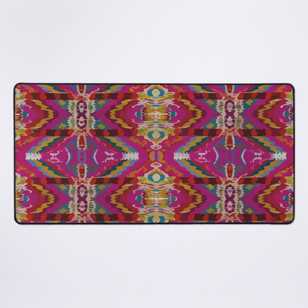 Item preview, Mexican rebozo handmade folk art colorful textile boho chic decor designed and sold by T-Mex.