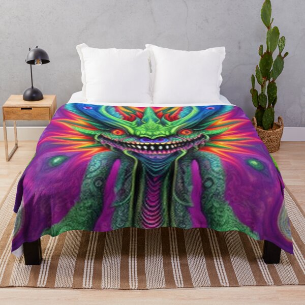 Item preview, Vintage Trippy Psychedelic Monster designed and sold by TheDarkWardrobe.