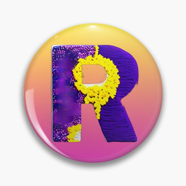 Artikelvorschau, Buchstabe R, Monogramm. Typografie-Collage. ABC-Kunst. Geschenk 2024 entworfen und verkauft von Minibubb.
